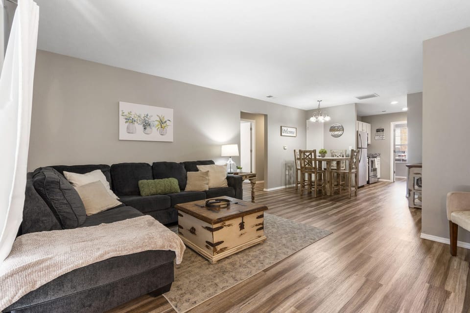 Step into your own slice of relaxation heaven in our gorgeously decorated living area!