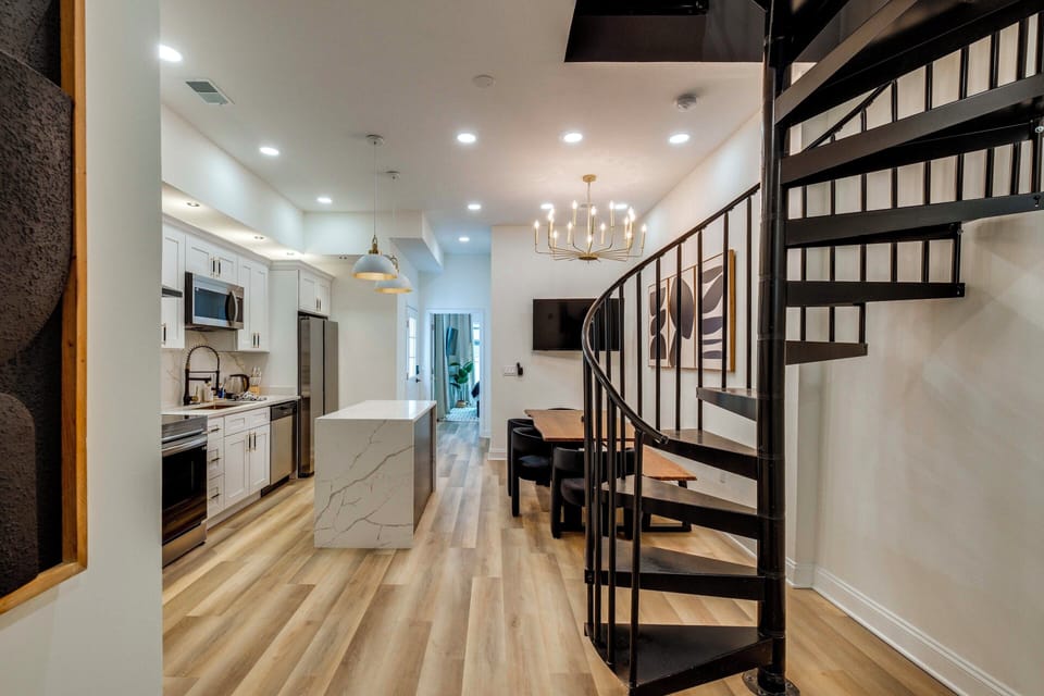 Spiral Staircase to 2nd Floor | 1st Floor