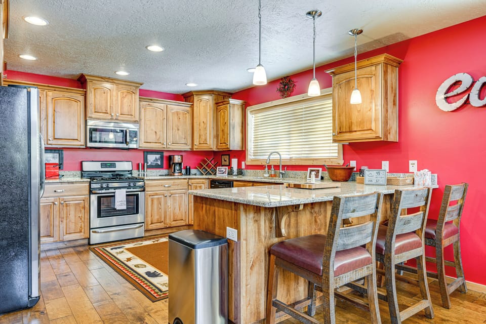 Kitchen | Main Level | Drip Coffee Maker | Dishwasher | Cooking Basics