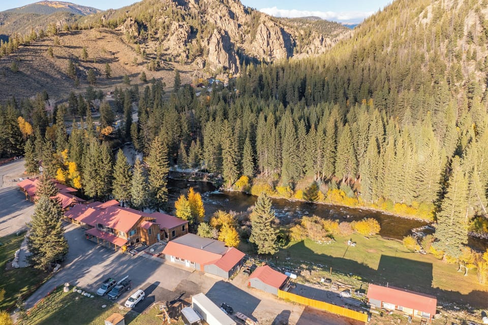 Soak in breathtaking canyon views beside a winding river.