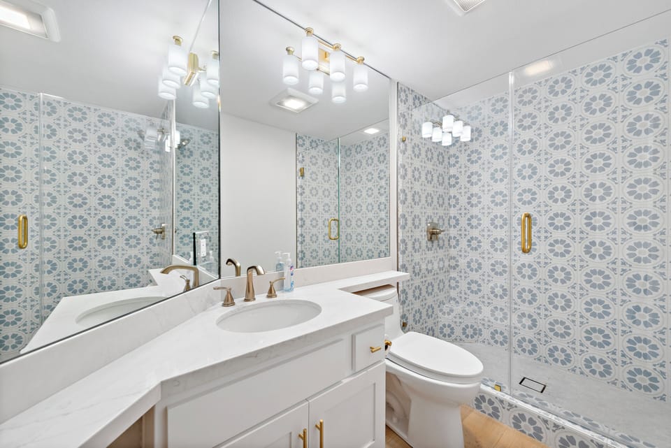 Full bathroom 3 features a walk-in shower.
