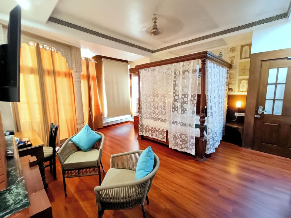 Taj View Suite with Balcony | Egyptian cotton sheets, premium bedding, Select Comfort beds