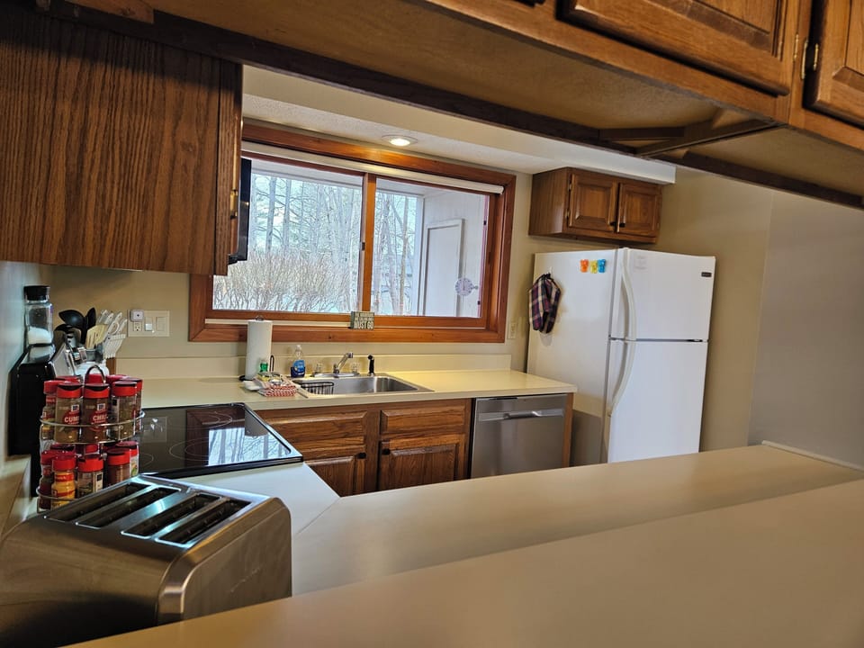 Kitchen view from counter
