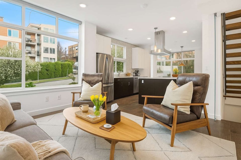 Catch up with friends or relax by the window. Plenty of seating and natural light.