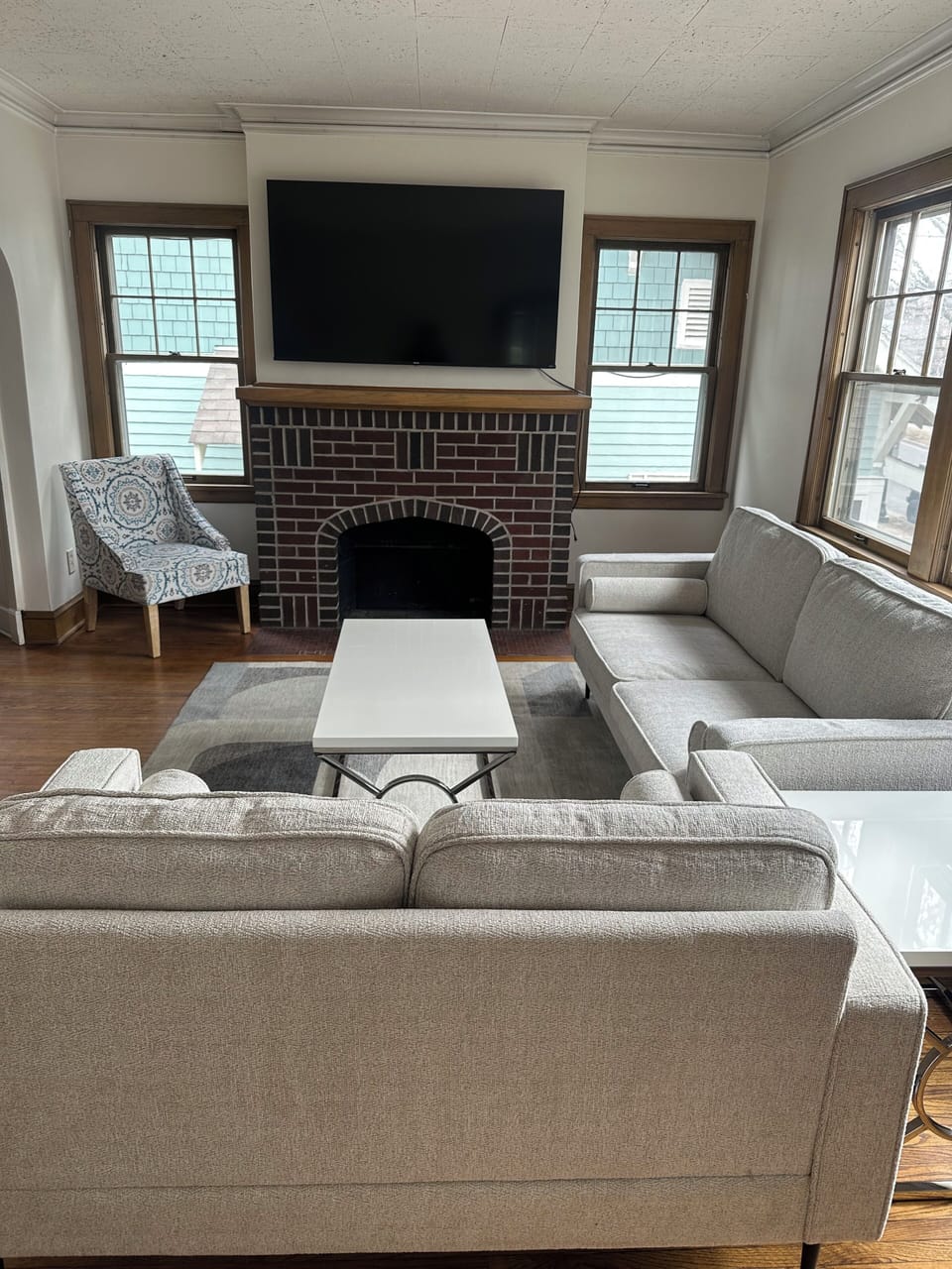 Living room with smart tv!