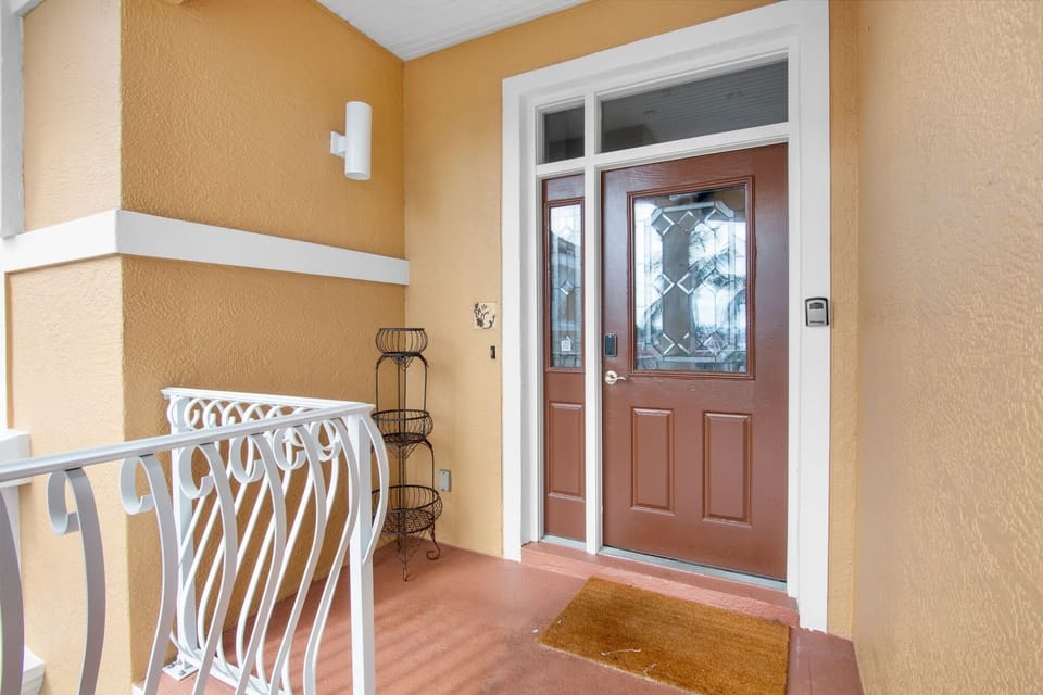 Welcoming front entrance
