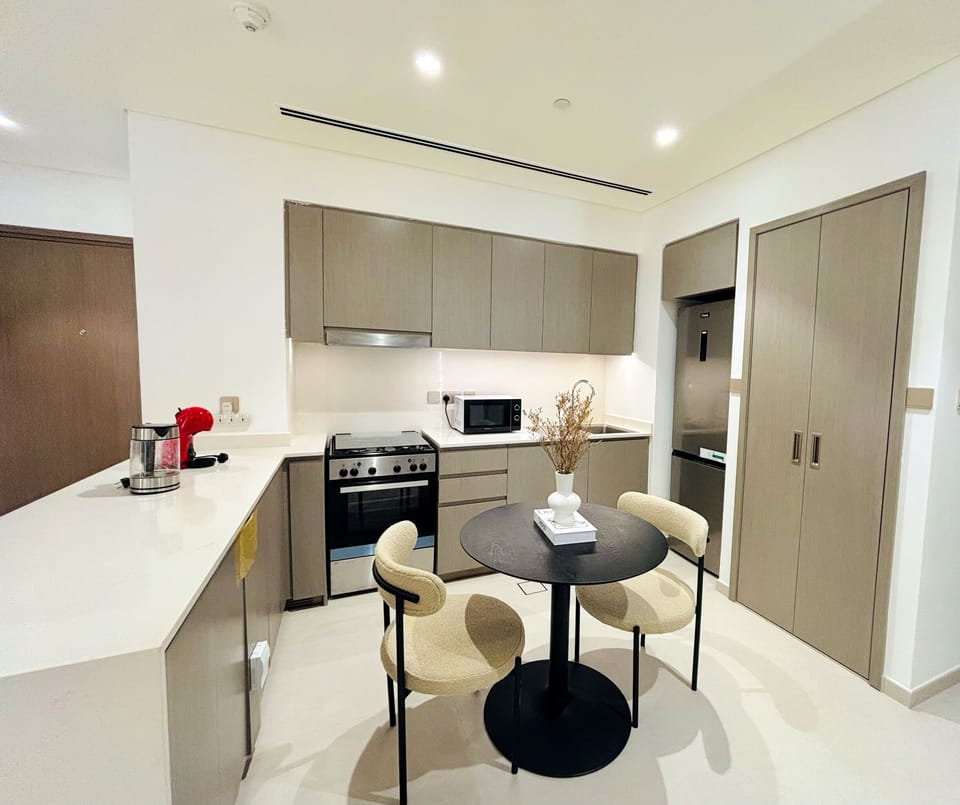 Luxury Apartment, Balcony, City View | Private kitchen | Espresso maker, coffee/tea maker, electric kettle, toaster