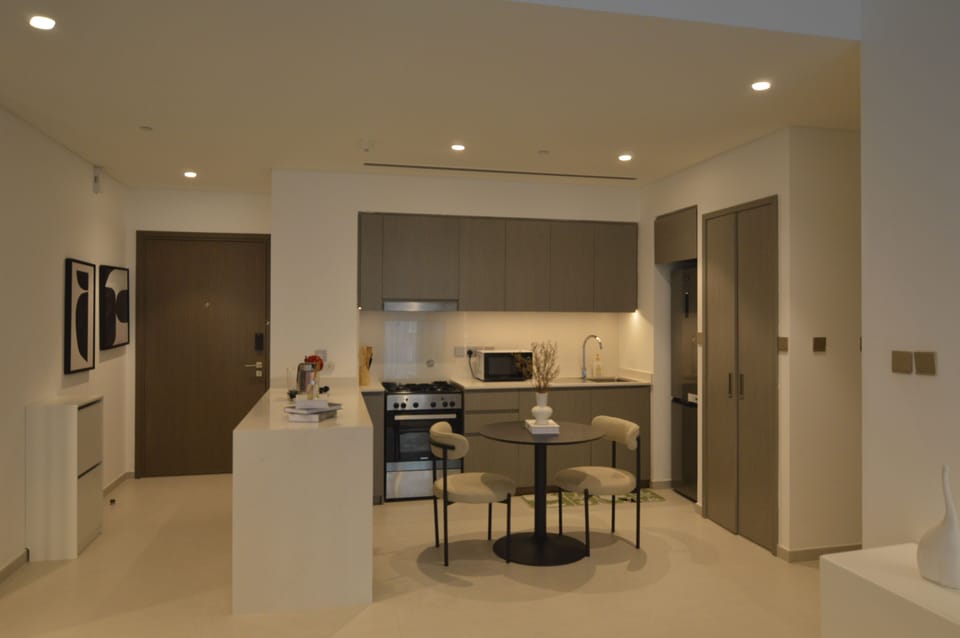 Luxury Apartment, Balcony, City View | Private kitchen | Espresso maker, coffee/tea maker, electric kettle, toaster