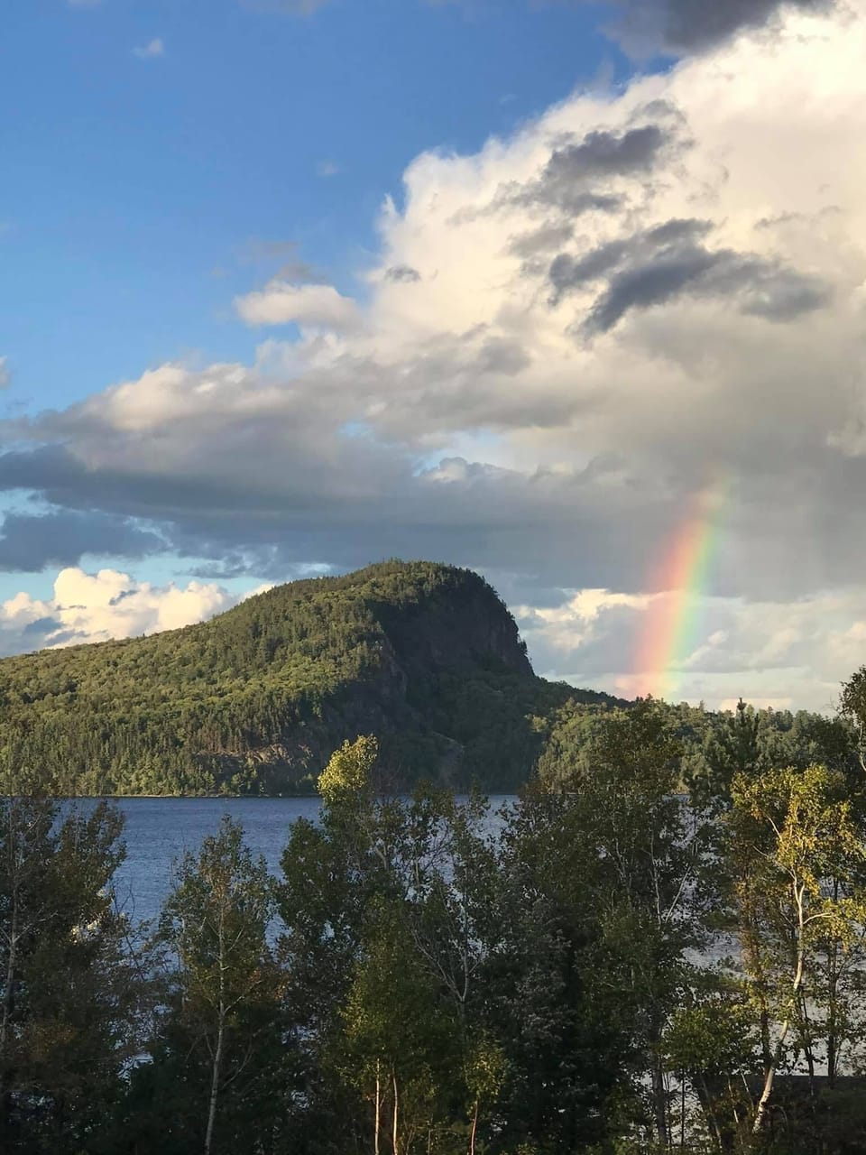 Mt Kineo from the parking lot 