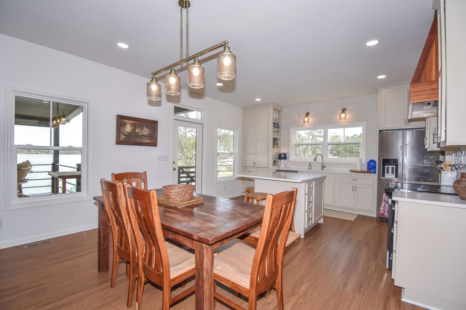 Dining Area/Kitchen w/ View