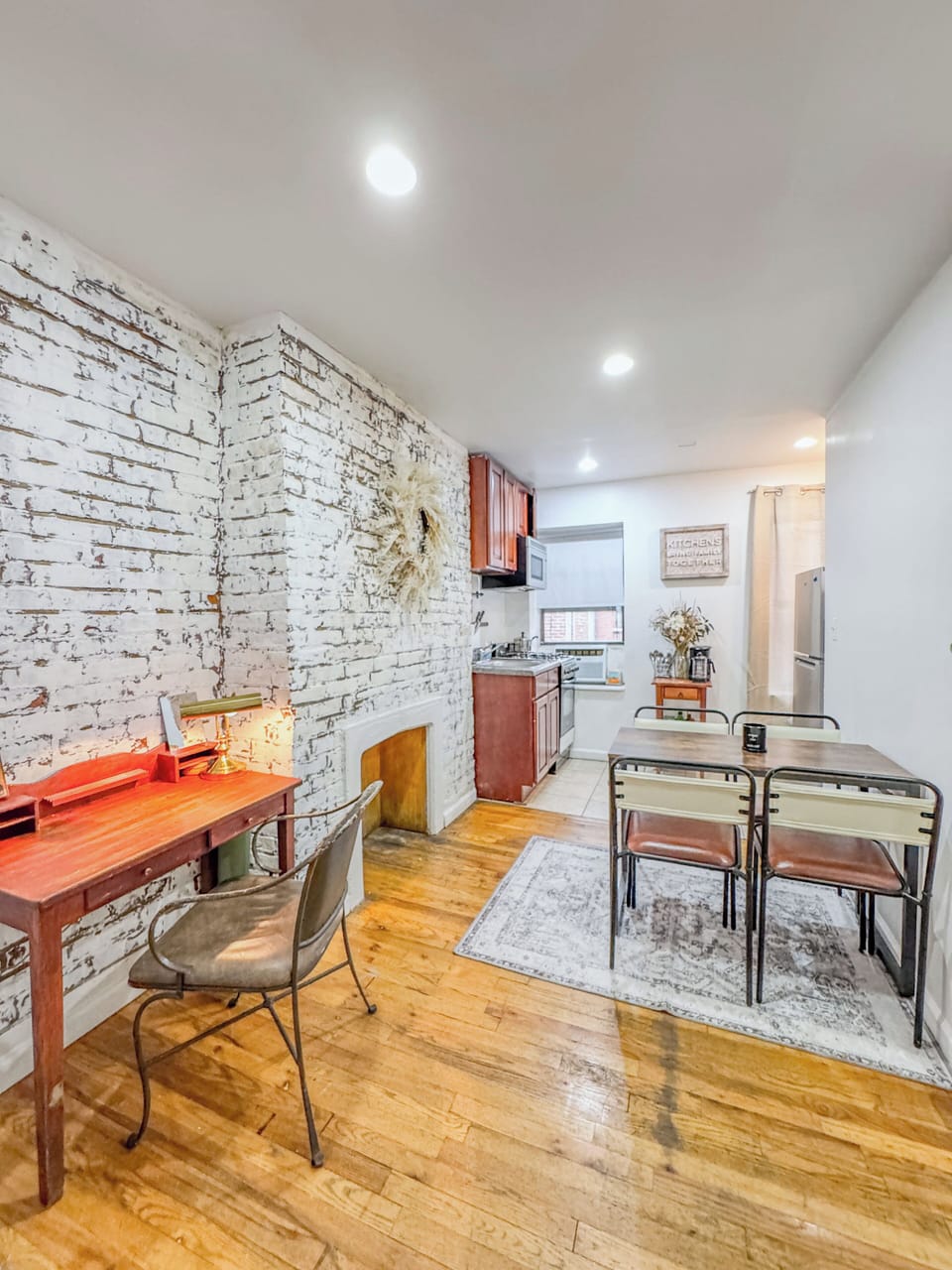 Comfort Apartment | Private kitchen | Full-size fridge