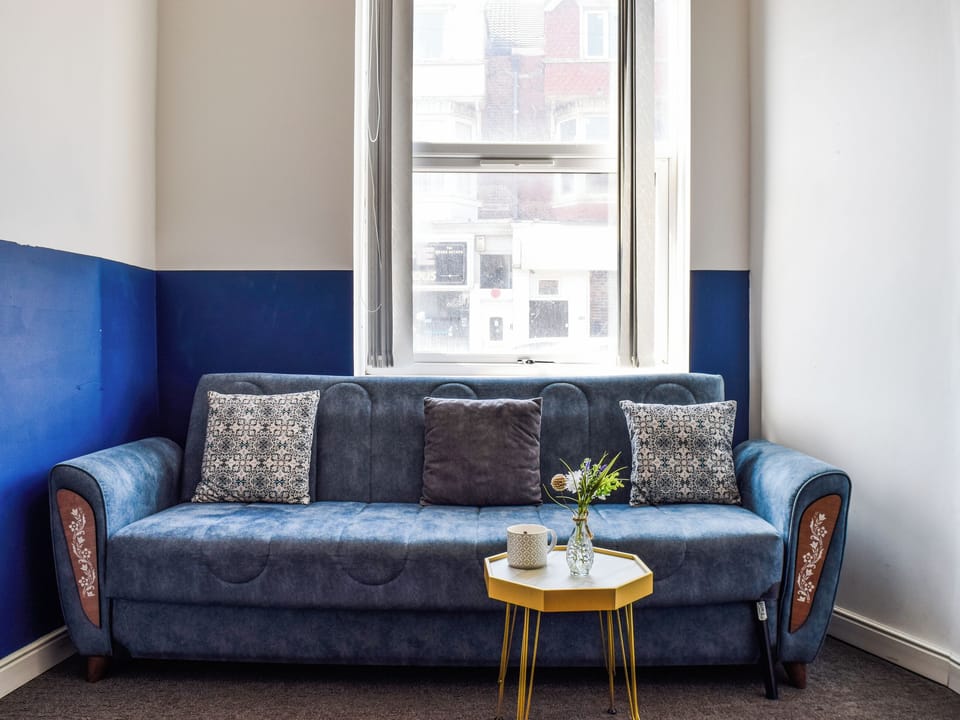 Living area | South Pier Apartment, Blackpool