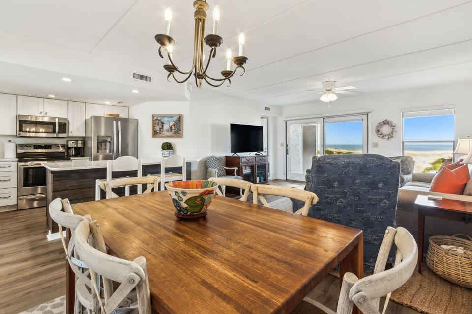 Wood Dining Table Seating 6