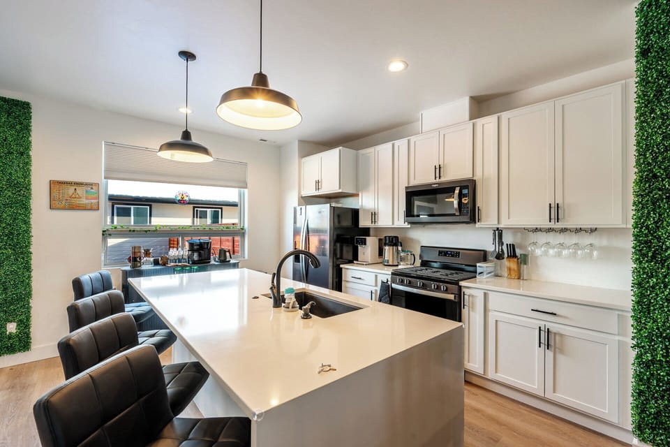 Spacious counters give you room to prep, serve, and enjoy.