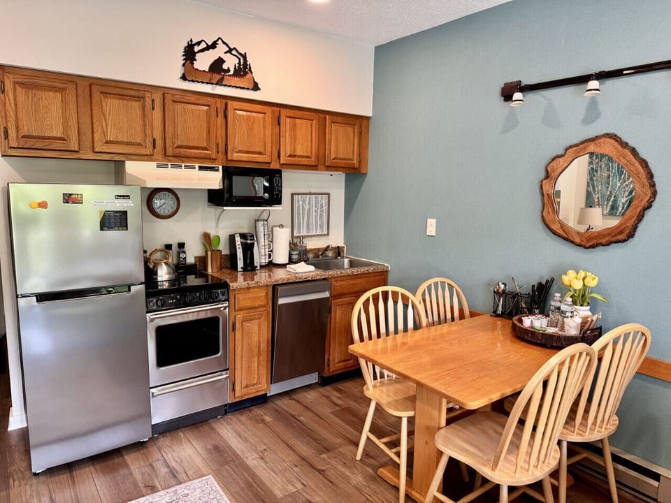Our kitchen has all your basic needs