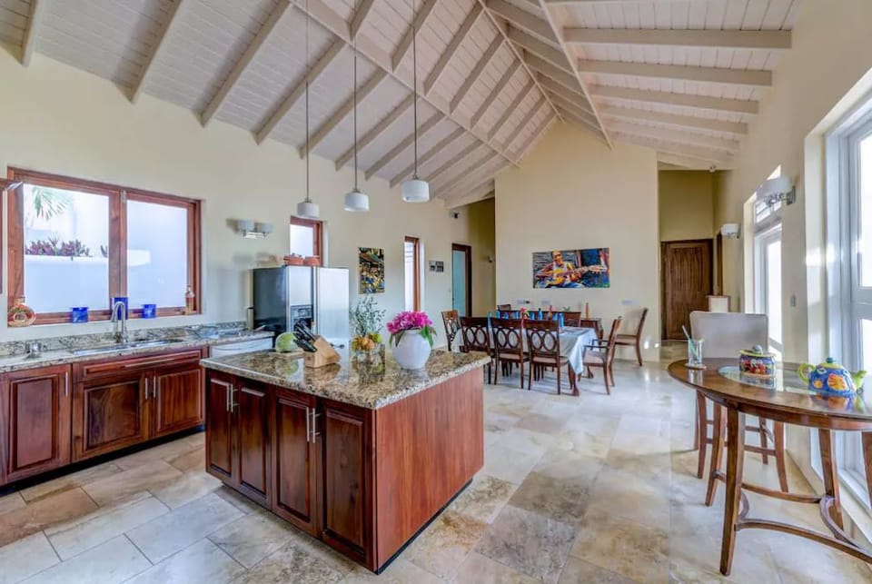 Luxury Villa, Multiple Bedrooms, Private Pool, Ocean View | Private kitchen | Full-size fridge, microwave, oven, stovetop
