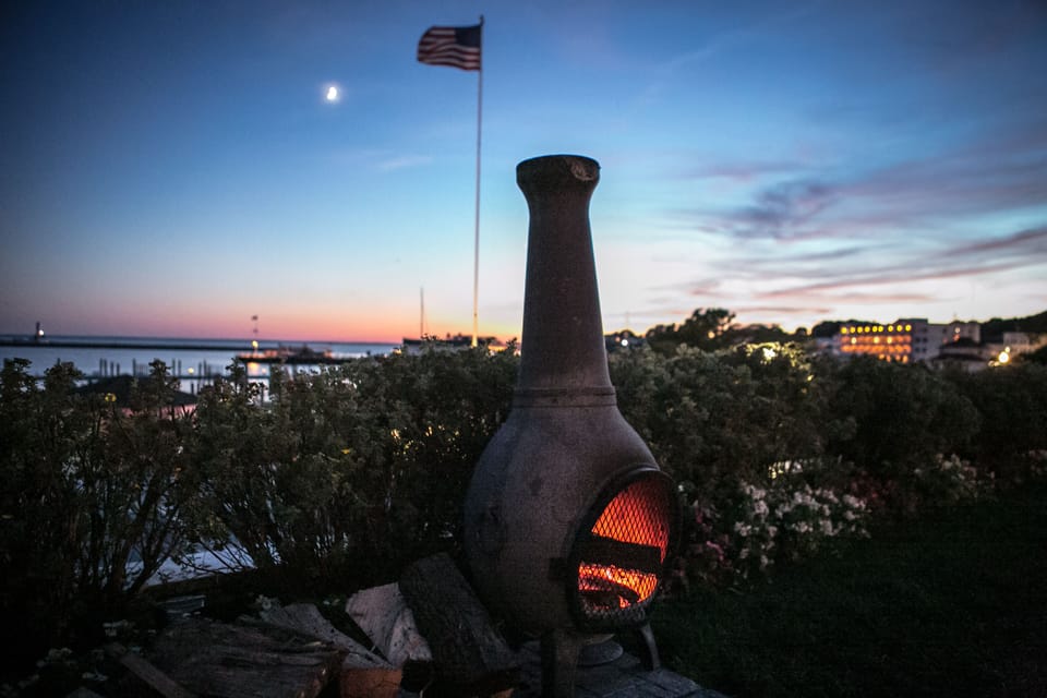 Front of property - evening/night