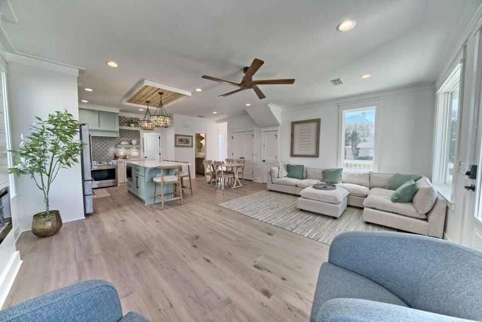 An open-concept haven where cooking, dining, and relaxing come together beautifully.