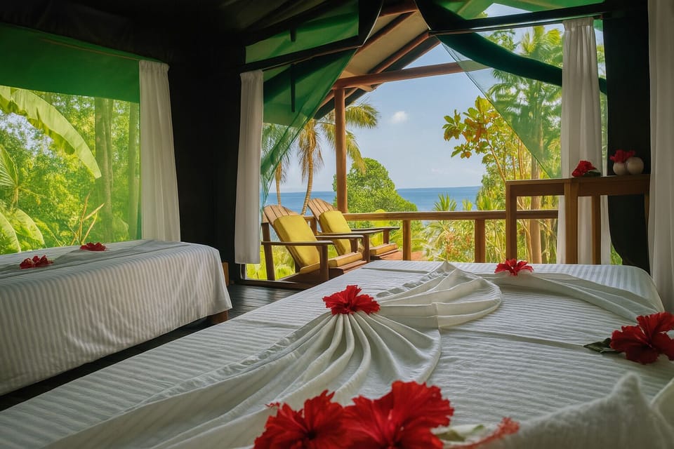 Bungalow with Garden View (Double) | In-room safe, WiFi (free), bed sheets