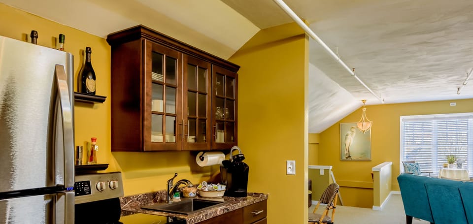 Apartment, 2 Bedrooms (Room 16) | Private kitchen | Fridge, coffee/tea maker