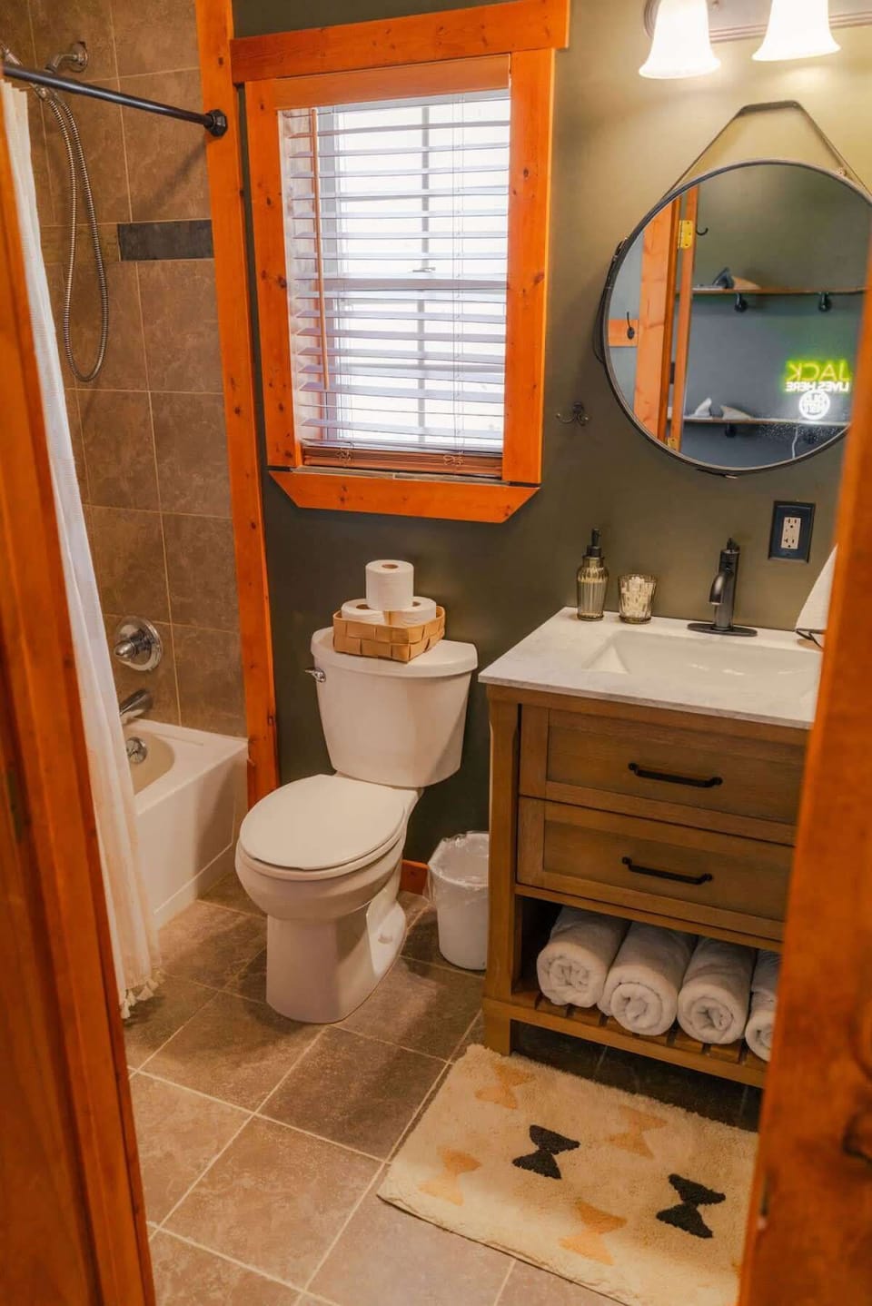Bathroom Retreat: Modern finishes and natural light create a tranquil space to refresh and unwind!
