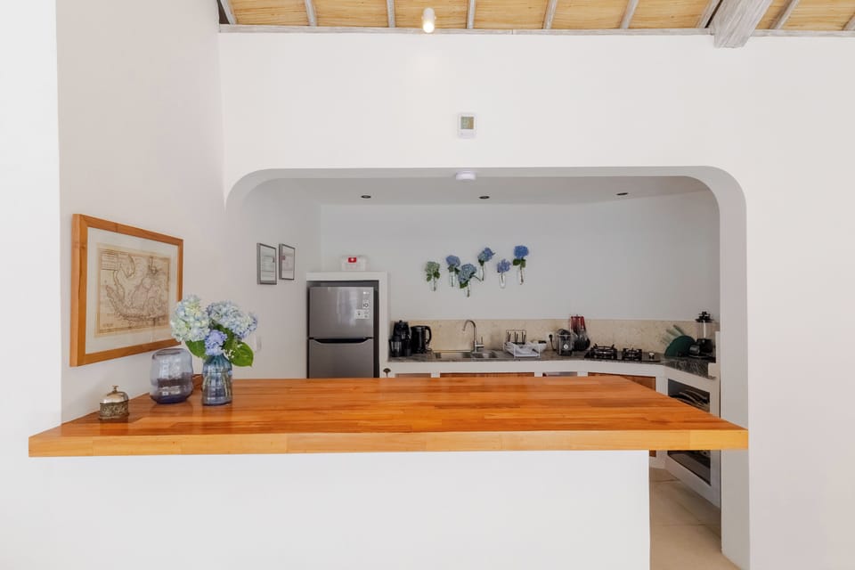 Villa, Private Pool | Private kitchen | Full-size fridge, microwave, stovetop, electric kettle