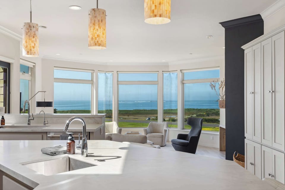 Prepare meals with breathtaking views from the newly remodeled kitchen. 
