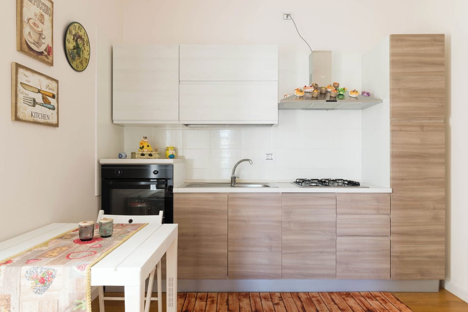 Comfort Apartment, 1 Double Bed, Sea View | Private kitchen