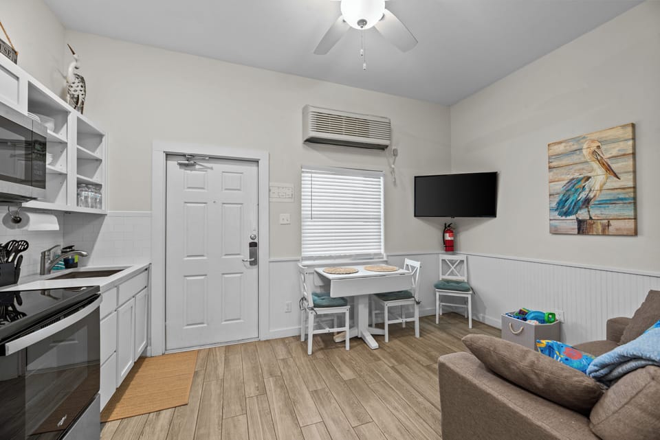 view of the front door from inside of the condo unit