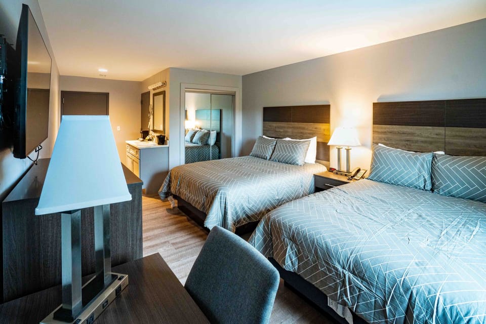 Standard Double Room, 2 Queen Beds | Premium bedding, laptop workspace, soundproofing, free WiFi