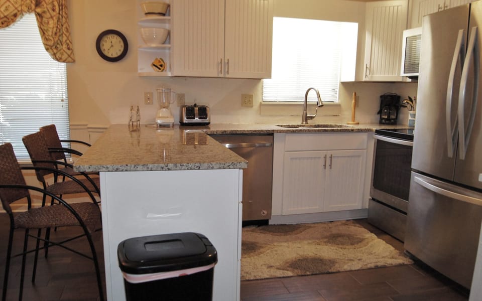 Condo, Multiple Beds, Pool Access, Ocean View (Sea Cloisters 101D) | Private kitchen | Coffee/tea maker