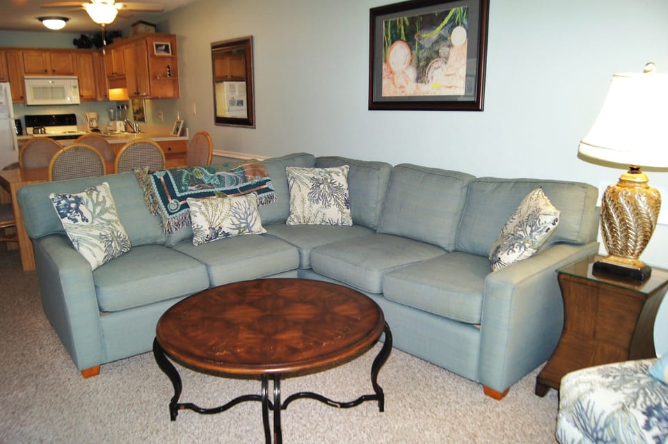 Condo, Multiple Beds, Pool Access, Ocean View (Sea Cloisters 305C) | Living area