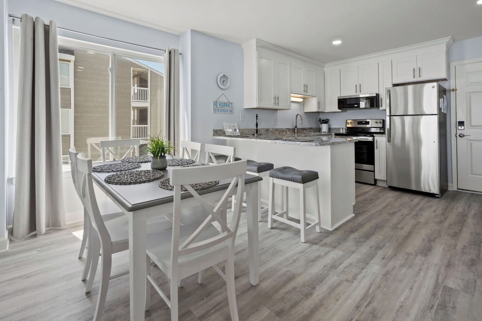 Condo, Multiple Beds, Pool Access, Ocean View (RainTree Villas 2F) | Private kitchen | Coffee/tea maker
