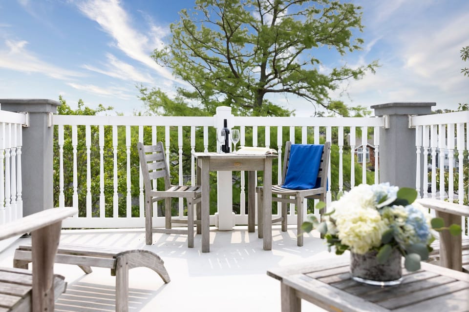 A private balcony retreat with lush views and fresh ocean air, perfect for morning coffee or evening relaxation.
