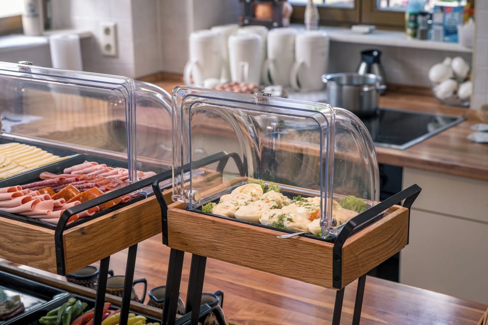 Daily buffet breakfast for a fee