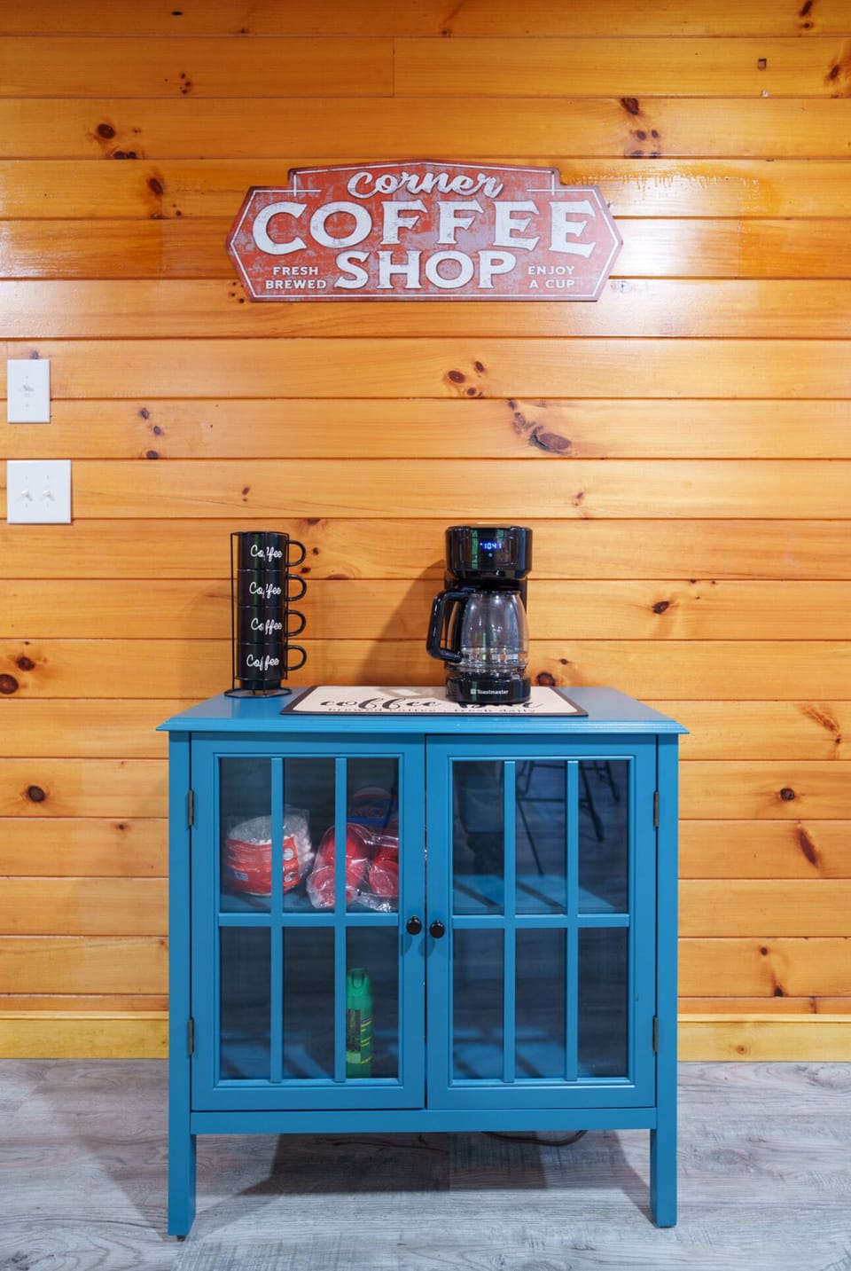 Bring your own coffee or use what we have. 