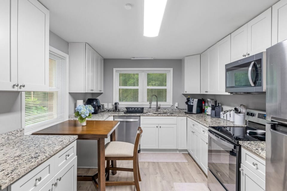 Modern Kitchen | Fully Equipped with Stainless Appliances