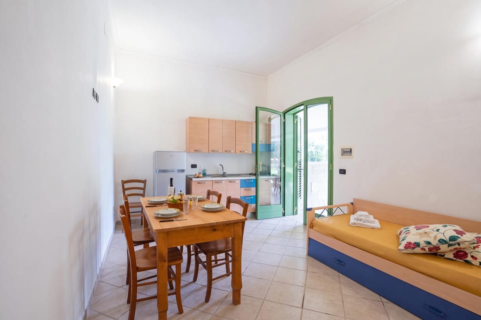 Kitchen and dining area
