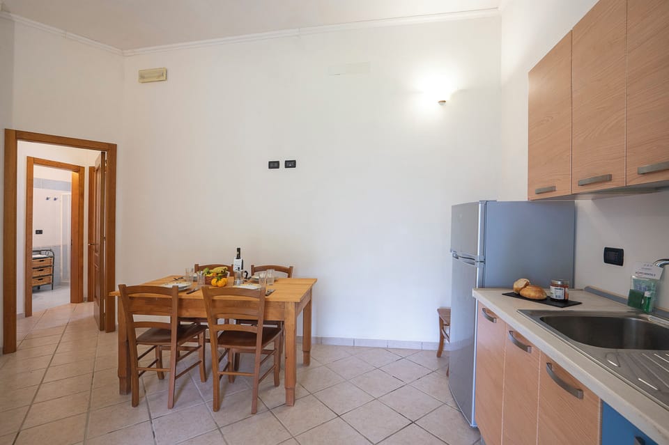 Kitchen and dining area