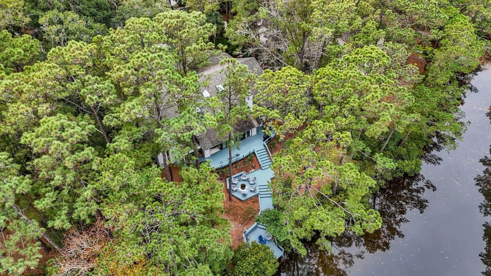 Breathtaking Aerial Perspective of Your Private Oasis
