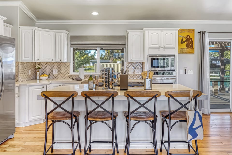 Ample counter space.