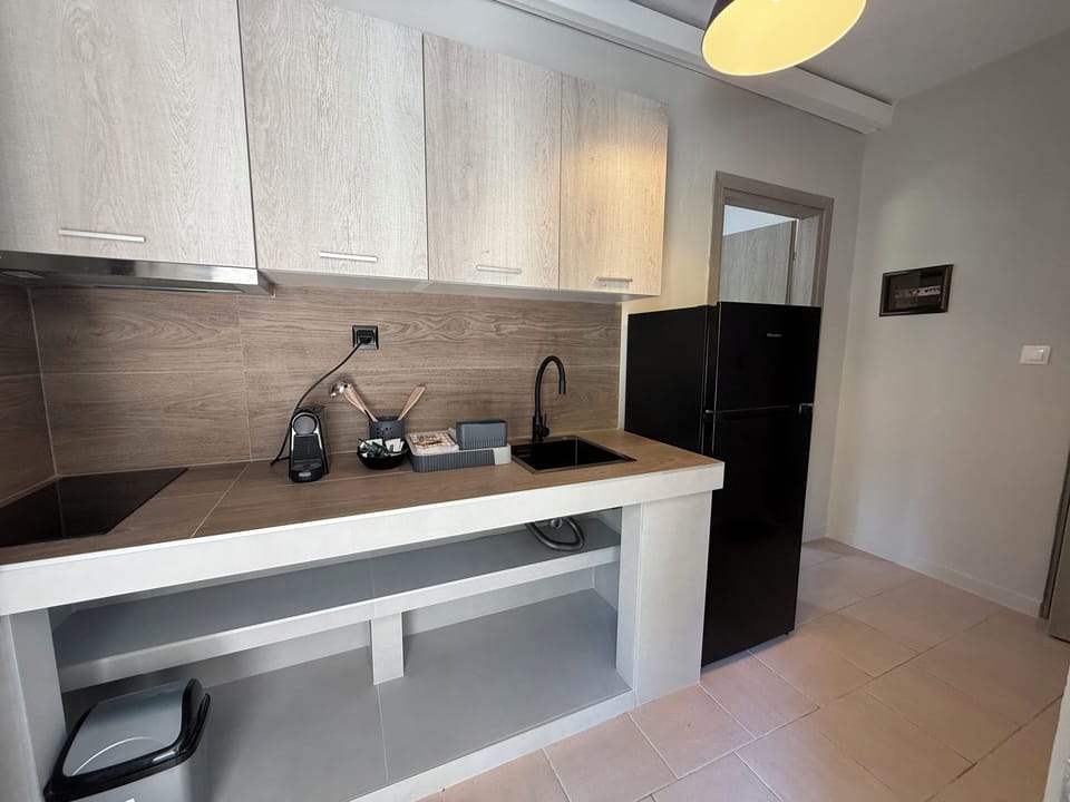 Classic Apartment, Courtyard View | Private kitchen | Fridge, stovetop, cookware/dishes/utensils