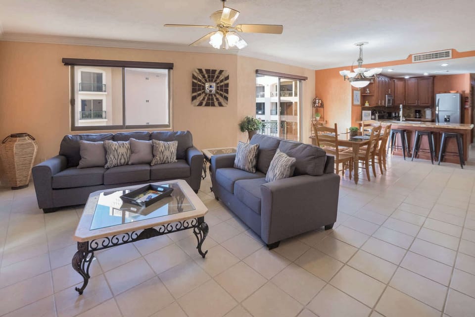 Living Room Area with Sofa Bed