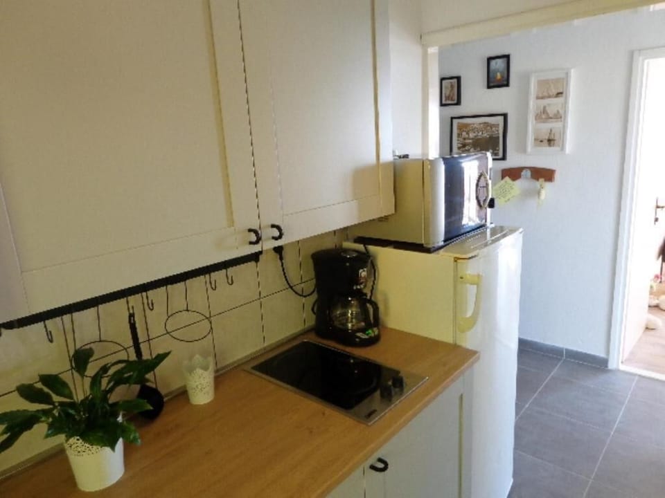 Apartment, Balcony, Partial Sea View | Private kitchen | Fridge, oven, stovetop, dishwasher