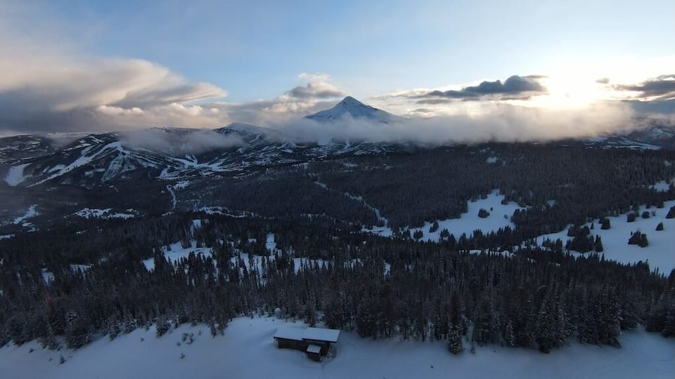 Aerial View of Backcountry Lookout