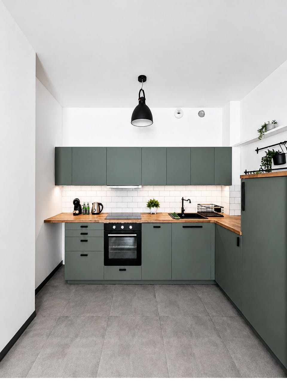 Comfort Apartment, City View | Private kitchen | Oven, stovetop, dishwasher, electric kettle