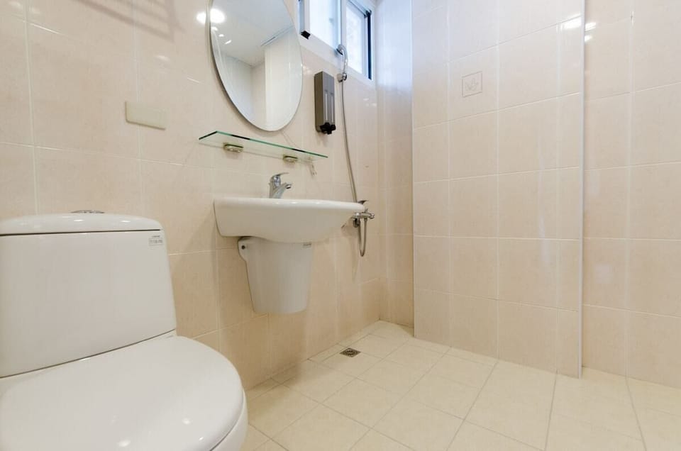 Standard Japanese-style Double Room | Bathroom | Shower, free toiletries, hair dryer, slippers