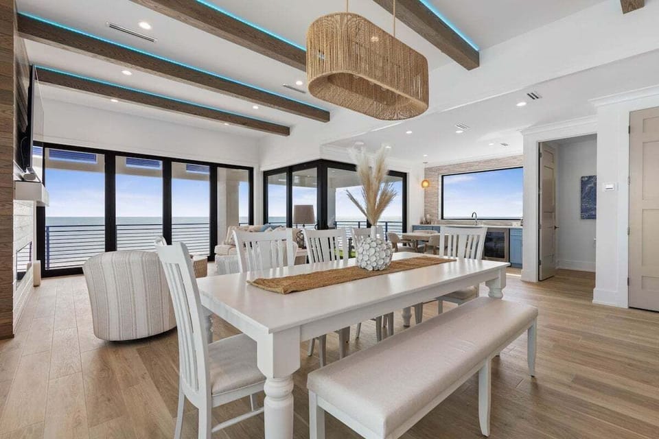 Open-concept kitchen/dining/living area, perfect for your precious time with family & friends!