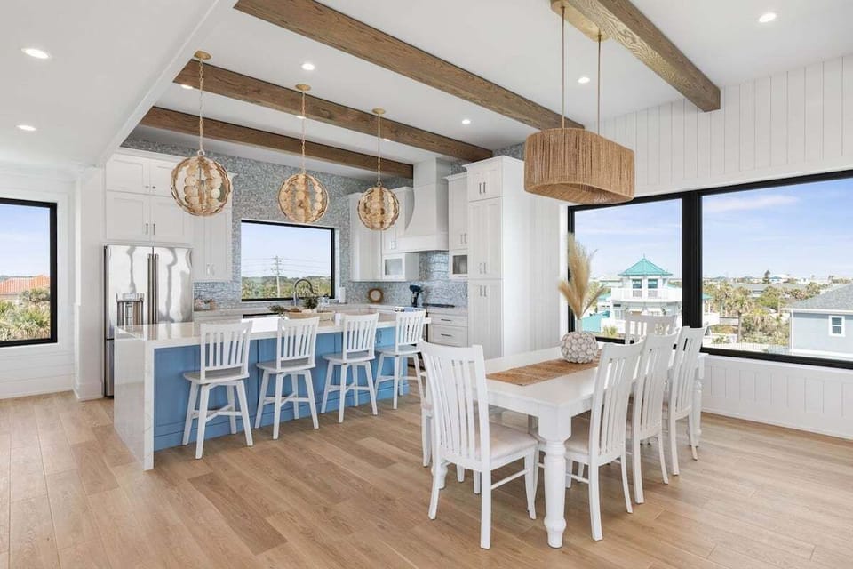 Immaculately & professionally designed interior - perfect for a home-cooked meal in during your vacation!