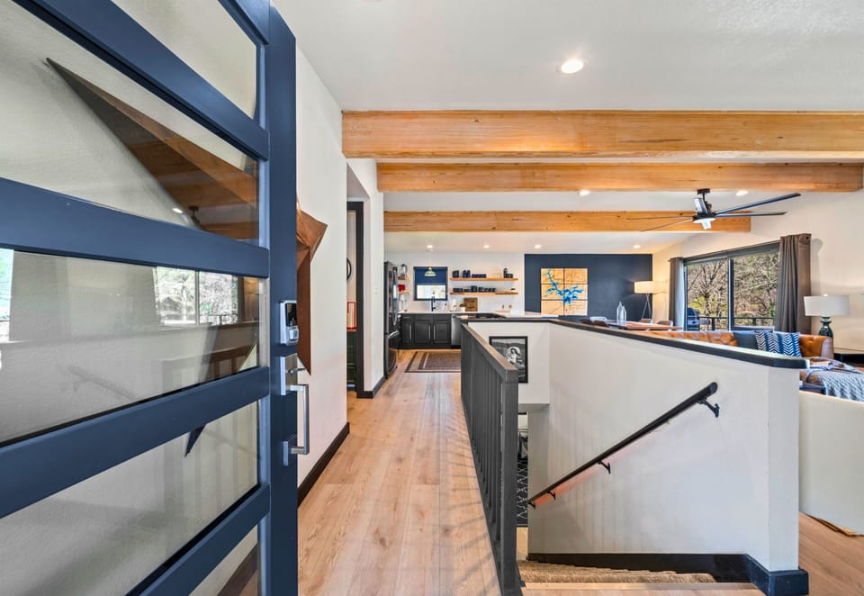 Step inside to a warm and inviting space where comfort and contemporary style blend seamlessly for an unforgettable stay.